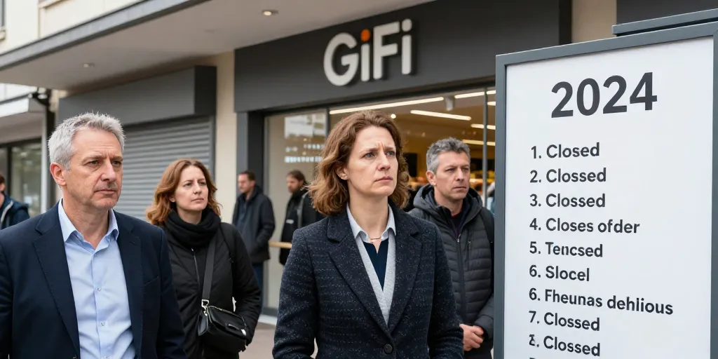 Magasins GiFi fermeture : la liste des points de vente concernés en 2024