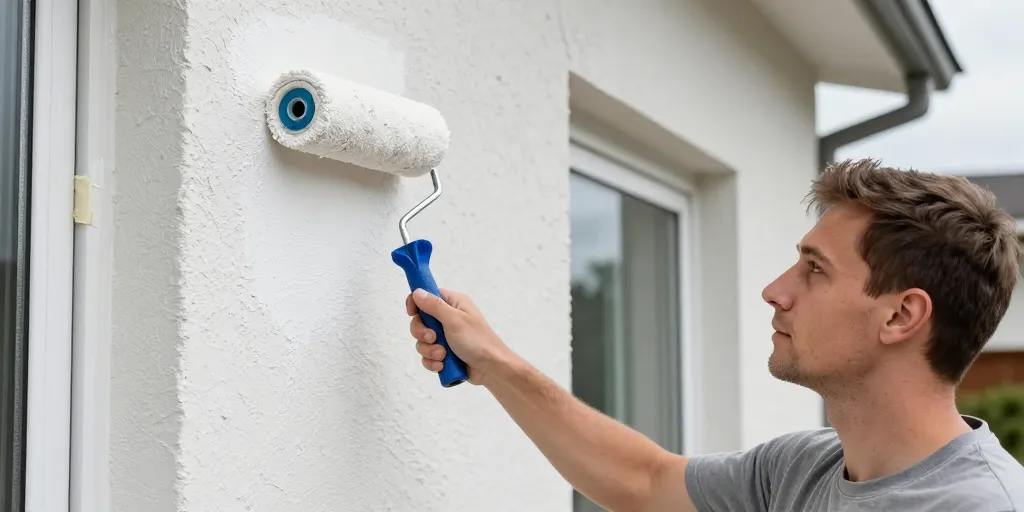 Peindre mur extérieur crépi : la technique efficace pour rénover sa façade