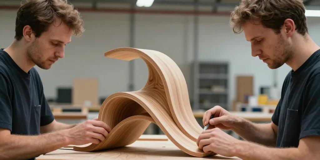 Placage bois : les innovations techniques pour réaliser des formes organiques