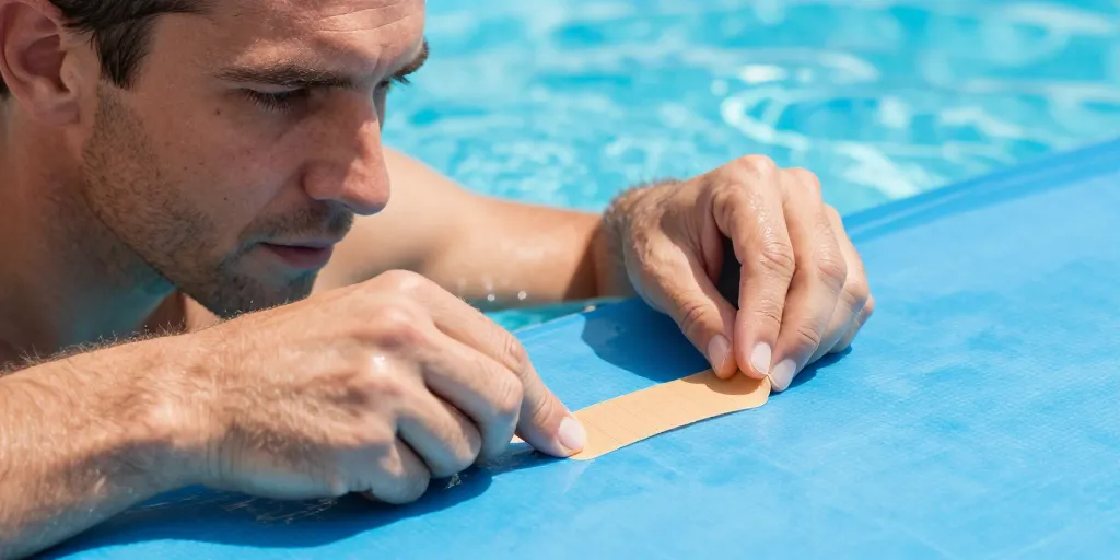 Comment réparer un liner de piscine : la méthode pour stopper la fuite