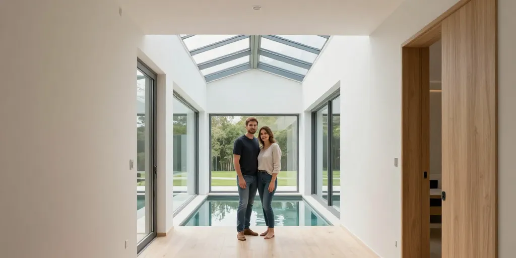 Maison sur terrain en long : les solutions pour optimiser la lumière naturelle