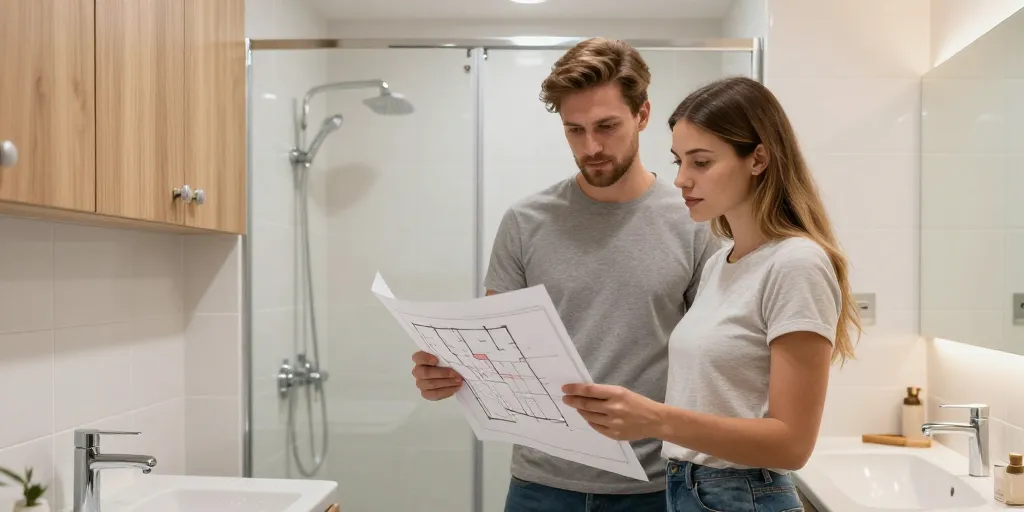 Plan d une petite salle de bain : les 5 meilleures configurations