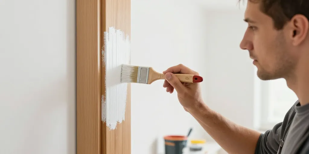 Repeindre une porte en bois : la méthode pour une finition impeccable