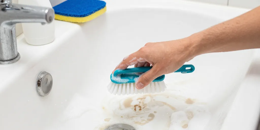 Comment récurer une baignoire très encrassée?