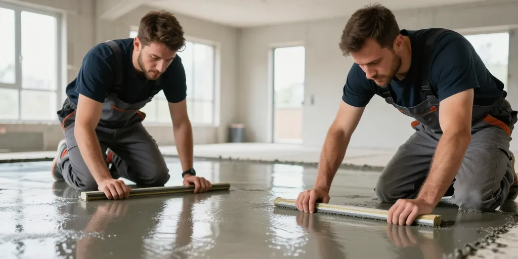 La chape : un savoir-faire artisanal au cœur de chaque construction
