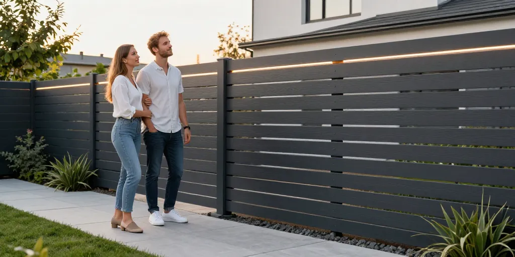 Style de clôtures pour le jardin : les tendances incontournables pour un extérieur moderne