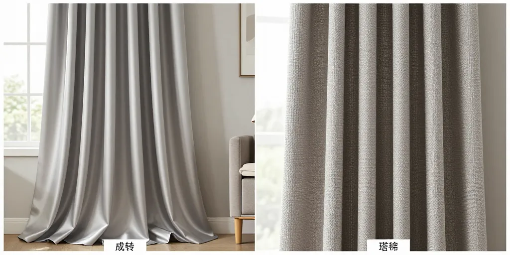 Rideau phonique satin ou tissé : le rendu esthétique comparé