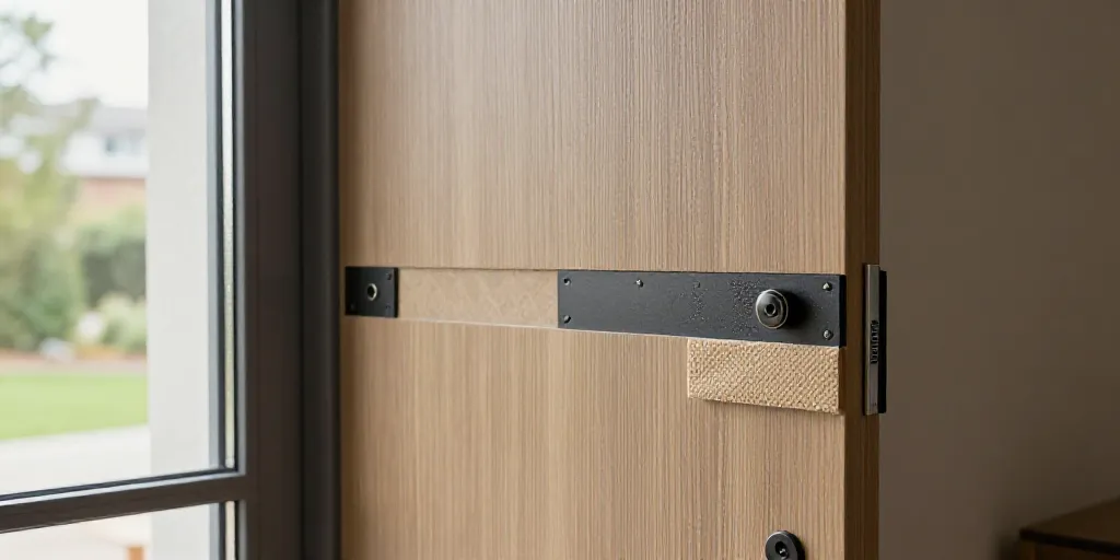 Comment insonoriser une porte : 6 solutions, du joint au rideau phonique