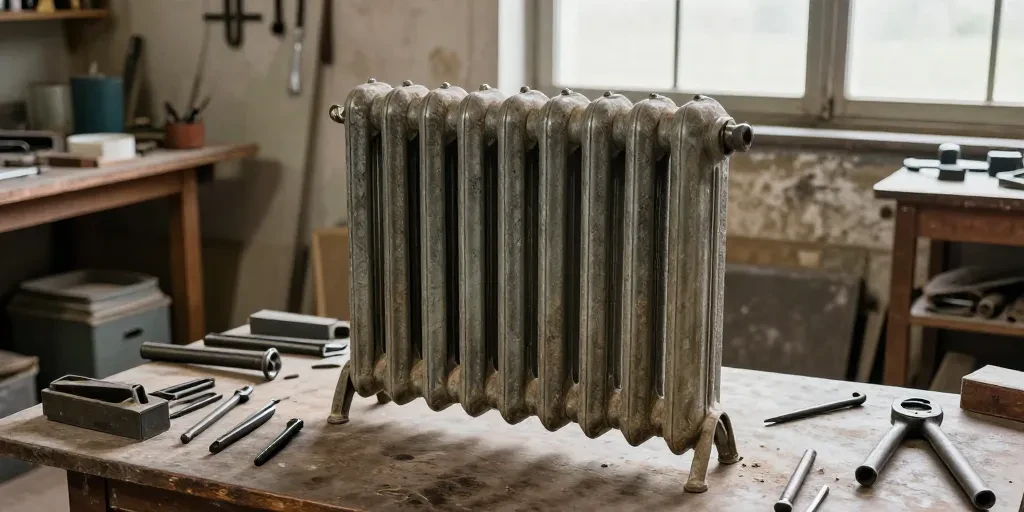 Rénovateur de radiateurs en fonte : un métier d’atelier que peu de gens connaissent