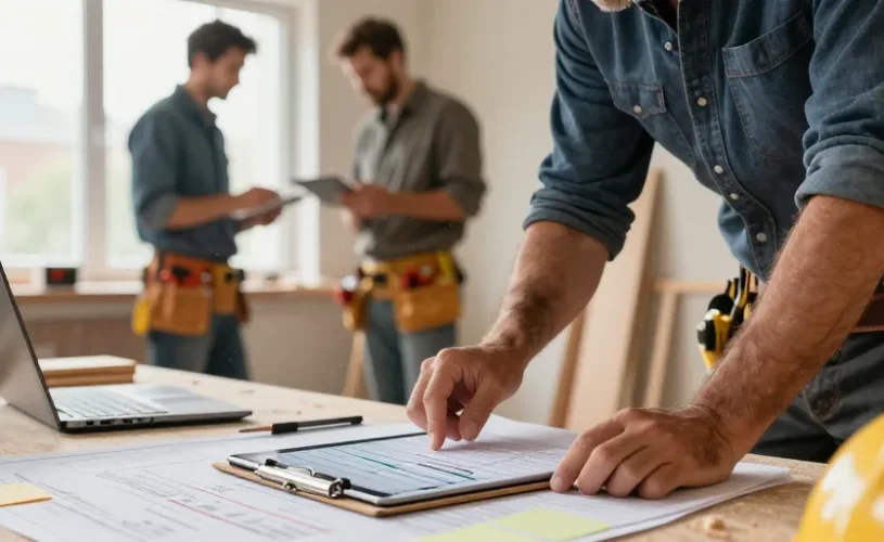 Comment un menuisier organise-t-il son planning de chantier ?
