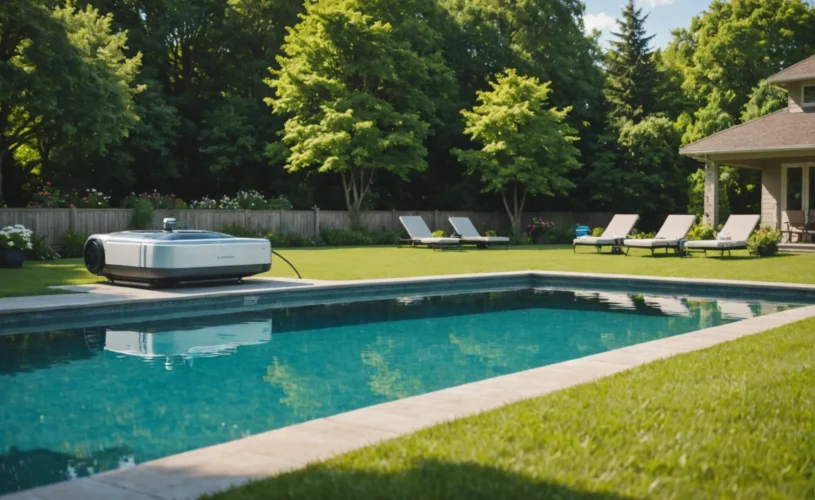 robot piscine hors sol fond et parois