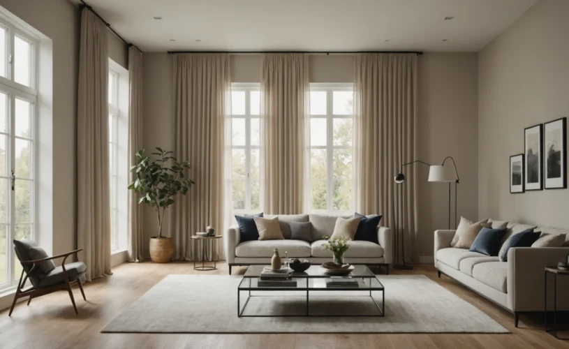 fixer une tringle au plafond