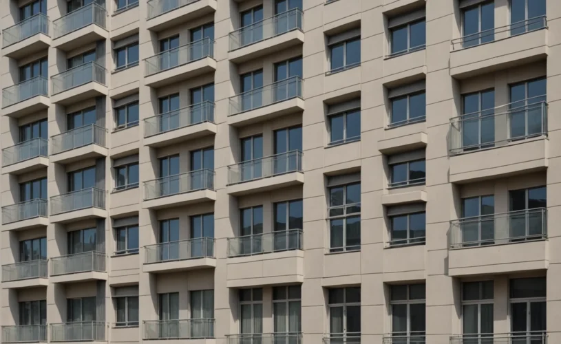 L_installation_de_volet_accordéon_pour_des_logements_collectifs