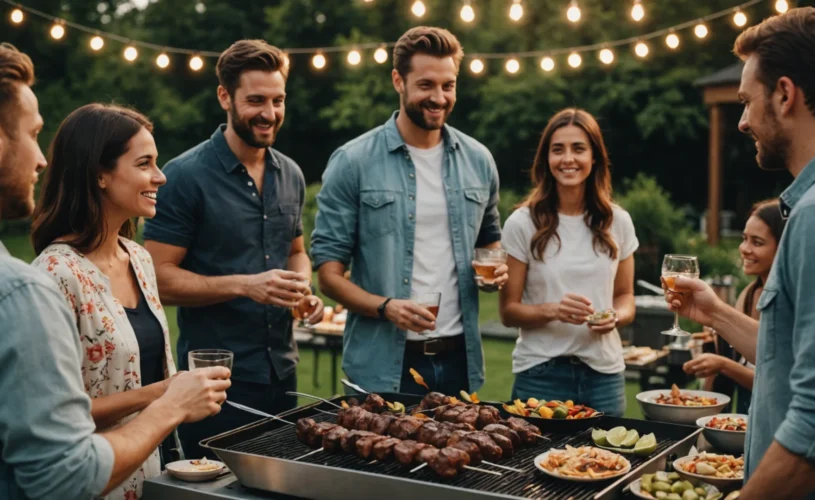 barbecue moderne extérieur