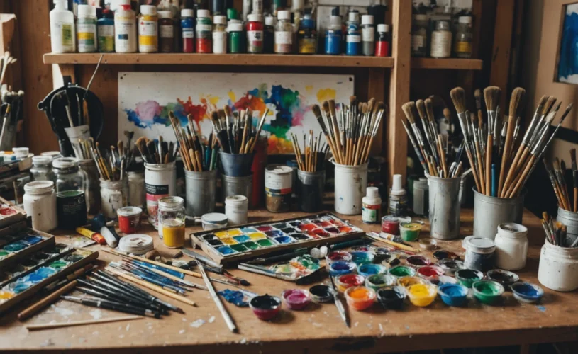 Les_indispensables_des_fournitures_d_art_pour_peinture_à_avoir_chez_soi