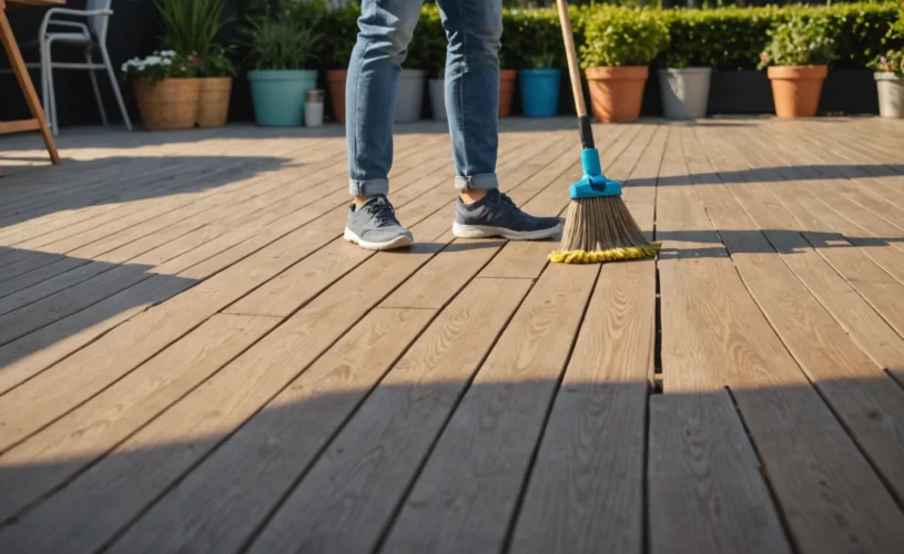 nettoyant terrasse javel
