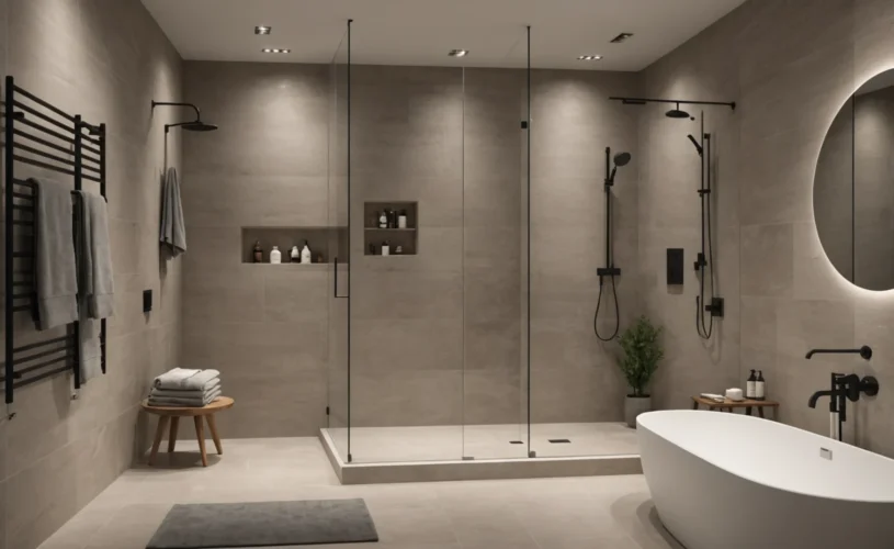 douche à l'italienne 120x90 expérience