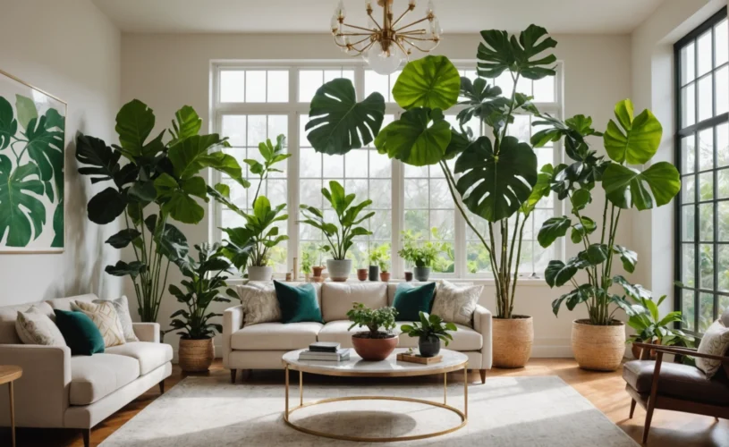 plante avec grandes feuilles