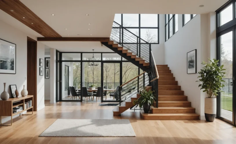 moderniser rampe escalier bois