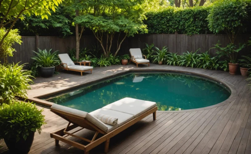 petites piscines en bois