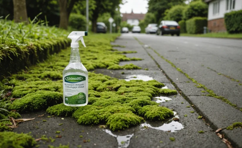 vinaigre blanc sur goudron